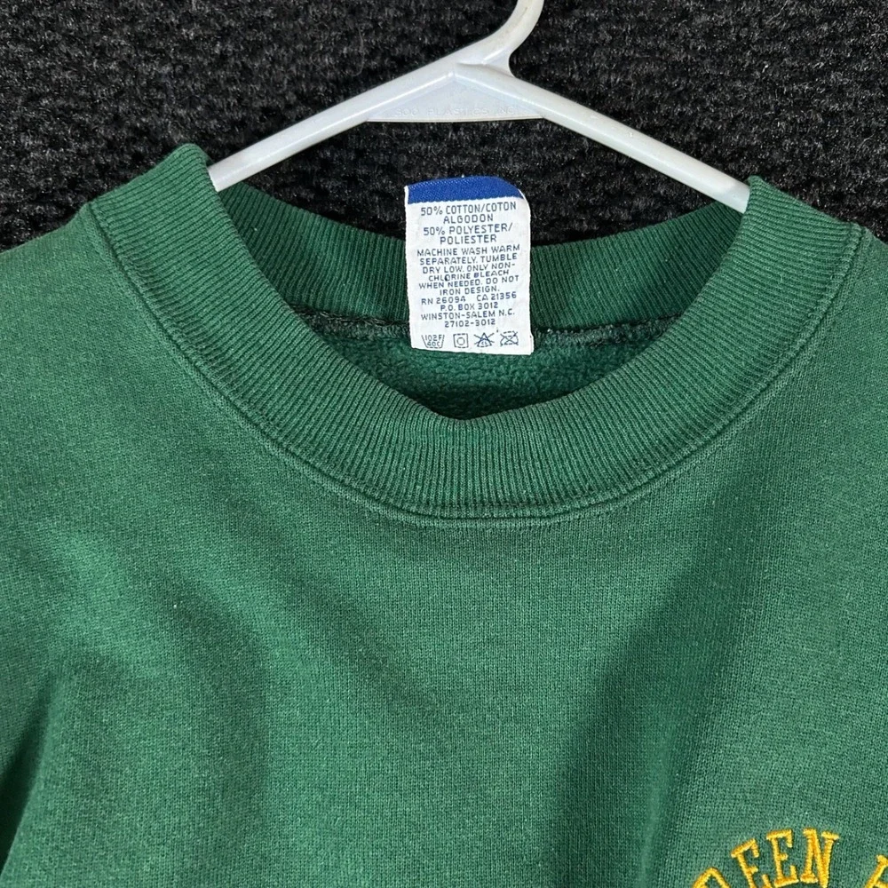 Vintage Champion Green Bay Packers Crewneck Sweatshirt Mens L Authentic Athletic